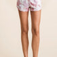 BiBi Tie Dye Print Terry Shorts With Side Pockets - Farnelli