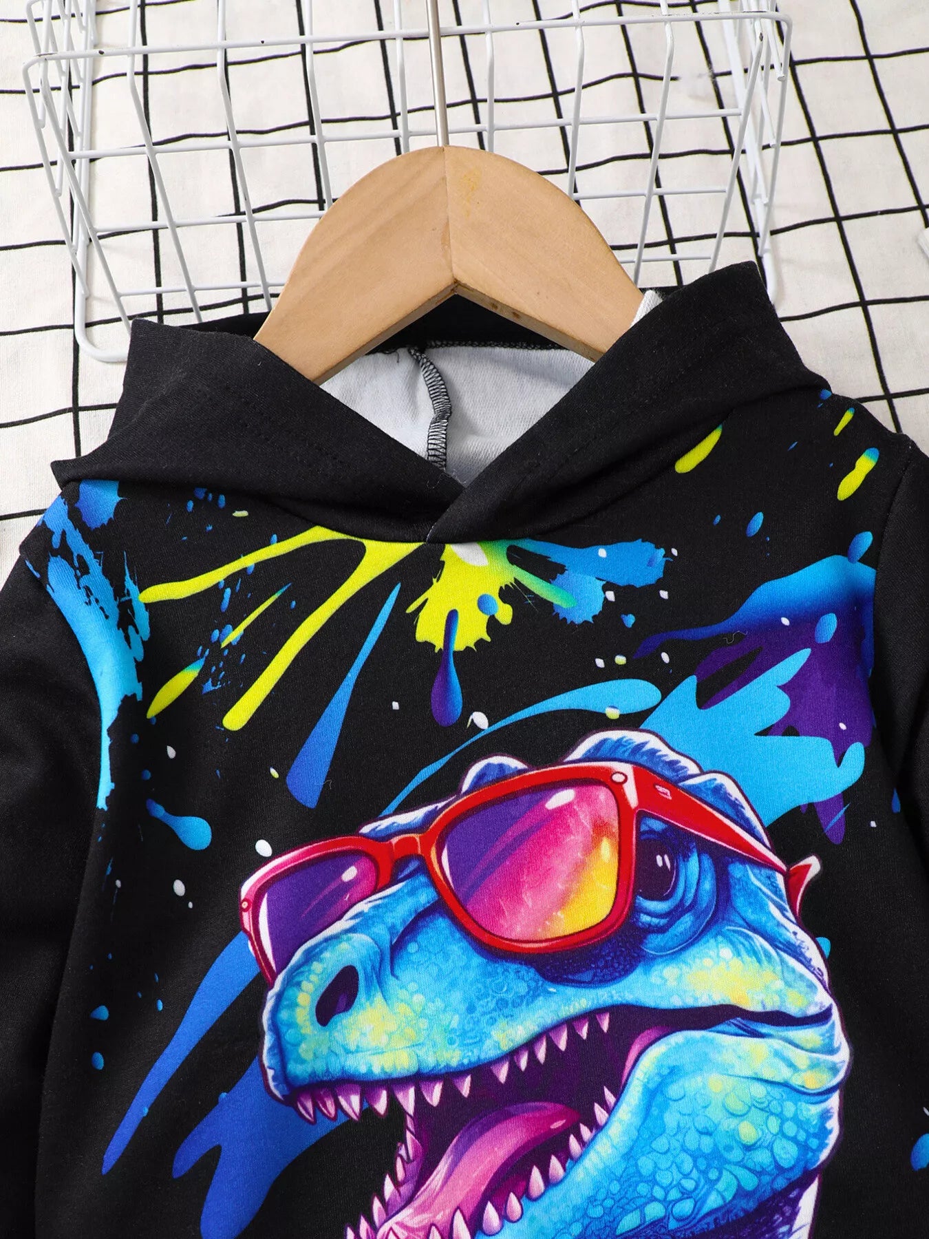 Children's Dinosaur Hoodie & Pants Set - Farnelli