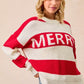 BiBi Christmas Merry Lettering Sweater - Farnelli