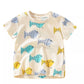 Children's Fish Print Round Neck T-Shirt - Farnelli