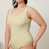 Basic Bae Full Size Square Neck Sleeveless Bodysuit - Beige
