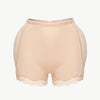 Full Size Lace Trim Shaping Shorts - Apricot