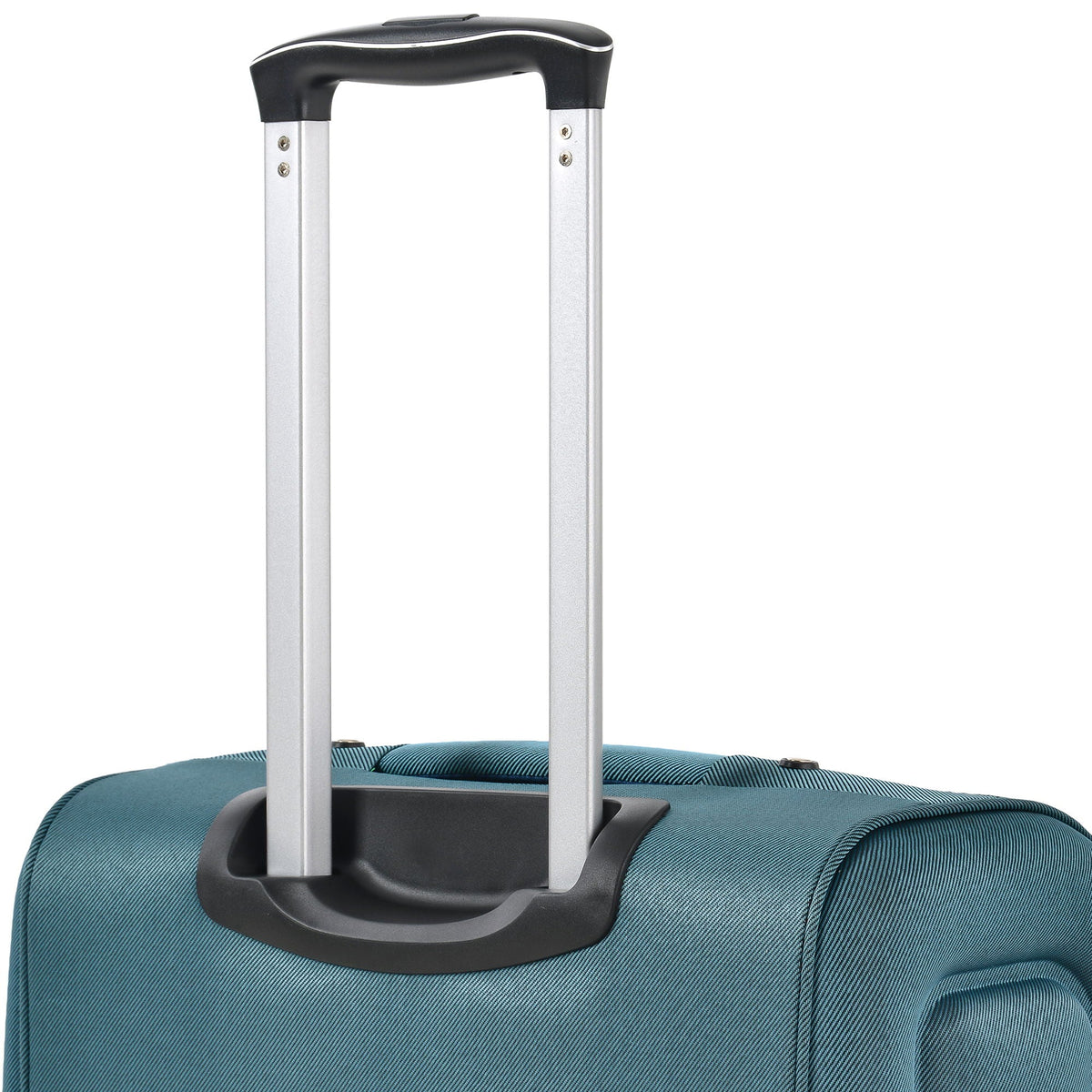 HouseOfZazla expandable softside luggage 3-piece set with spinner wheels in multiple colors