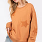 SAGE + FIG Star Patch Long Sleeve Sweatshirt - Farnelli