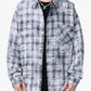 Men's Plus Size Plaid Button Up Long Sleeve Shirt - Farnelli