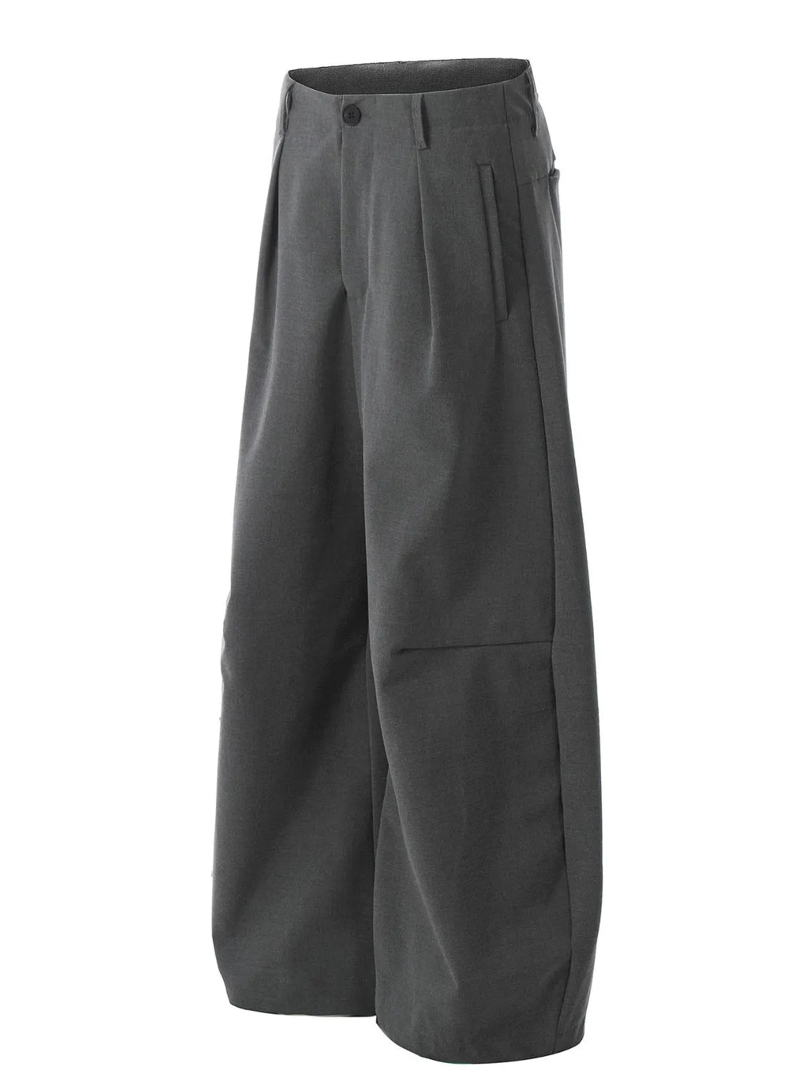 Men's Wide Leg Pleated Pants - Farnelli