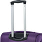 HouseOfZazla expandable softside luggage 3-piece set with spinner wheels in multiple colors
