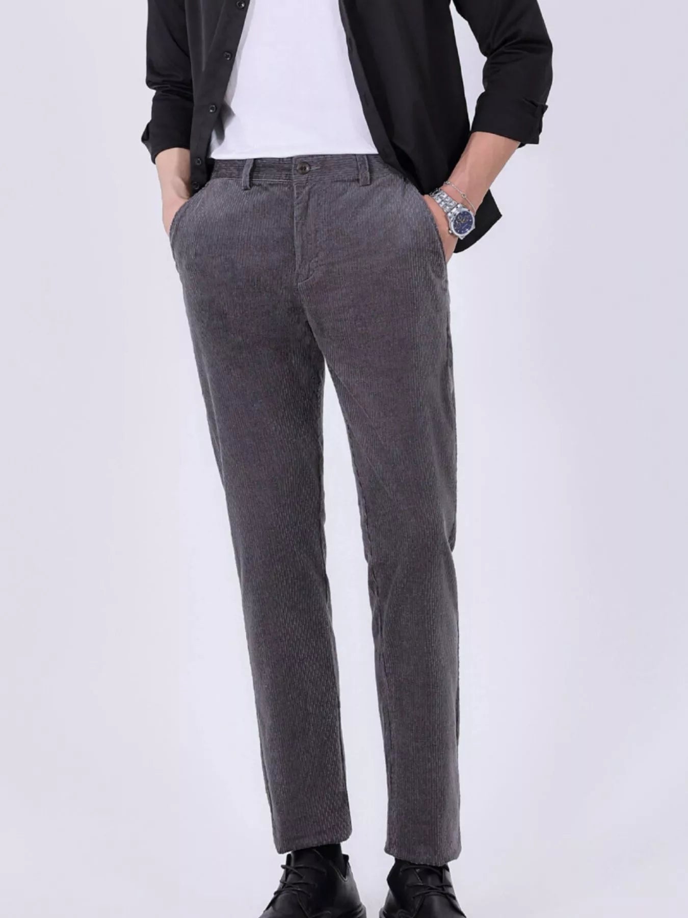 Men's Casual Straight-Leg Pants - Farnelli