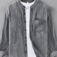 Men's Plus Size Button Up Long Sleeve Shirt - Farnelli