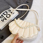 Shell-Shaped Pearl Decor Crossbody Bag - Farnelli