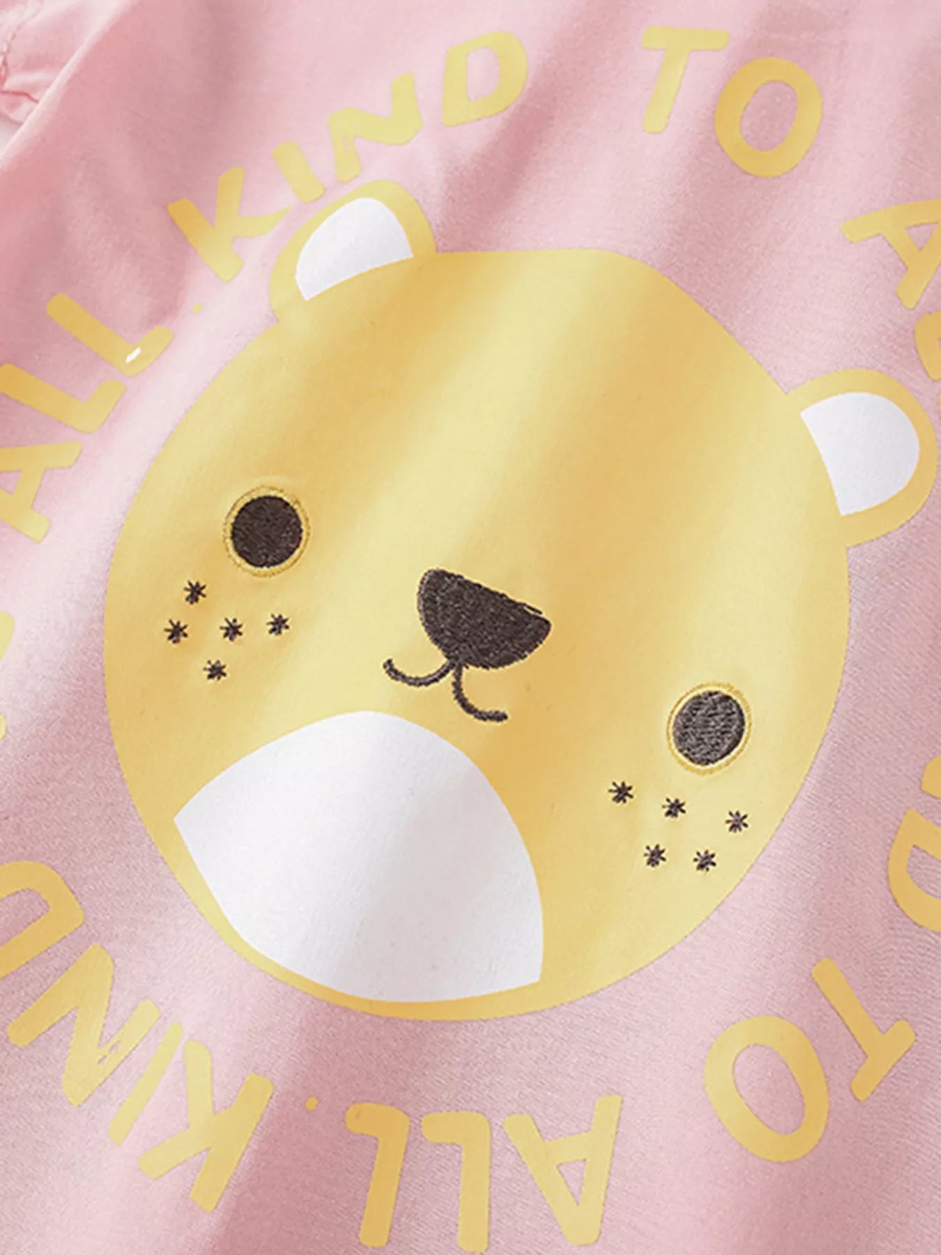 Children's Cartoon Bear Short Sleeve T-Shirt - Farnelli