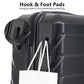 HouseOfZazla 3-piece spinner wheel luggage set with combination locks