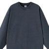 Men's Round Neck Long Sleeve Sweatshirt - Navy Blue