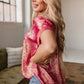 Amoura Metallic Sheen Buttoned Top - Farnelli