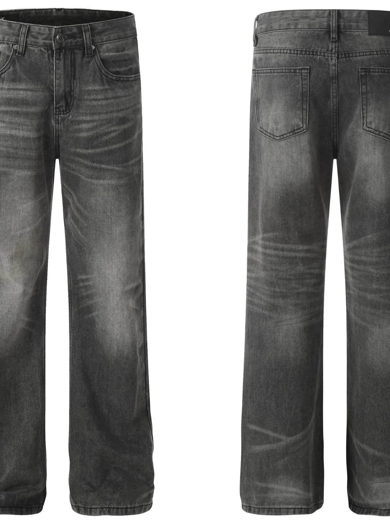 Men's Vintage Washed Straight Leg Jeans - Farnelli