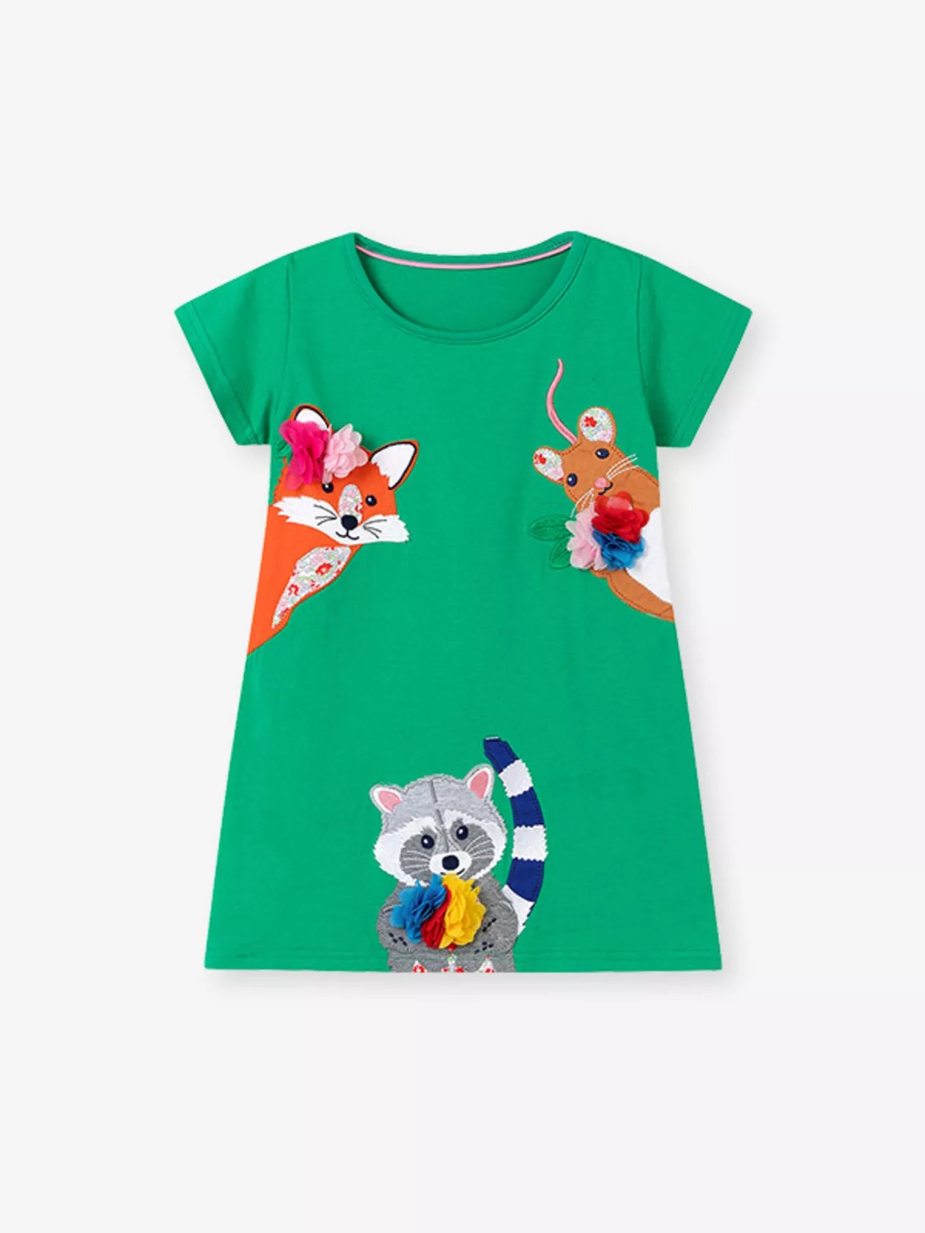 Children's Cartoon Animal Casual Dress - Farnelli