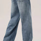 Men's Wide Leg Wash Jeans - Farnelli