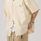 Men's Full Size Button Up Half Sleeve Shirt Plus Size - Farnelli