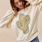 BiBi Cactus Embroidered Fleece Sweatshirt - Farnelli