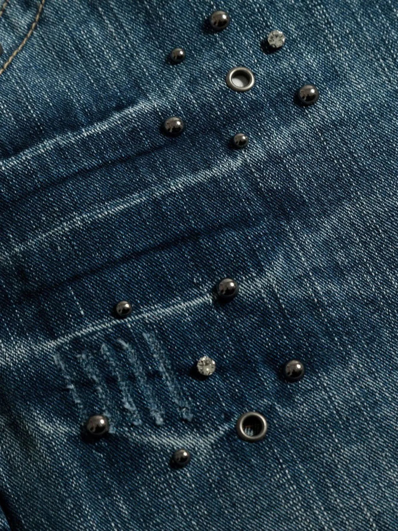 Men's Washed Wide Leg Jeans - Farnelli