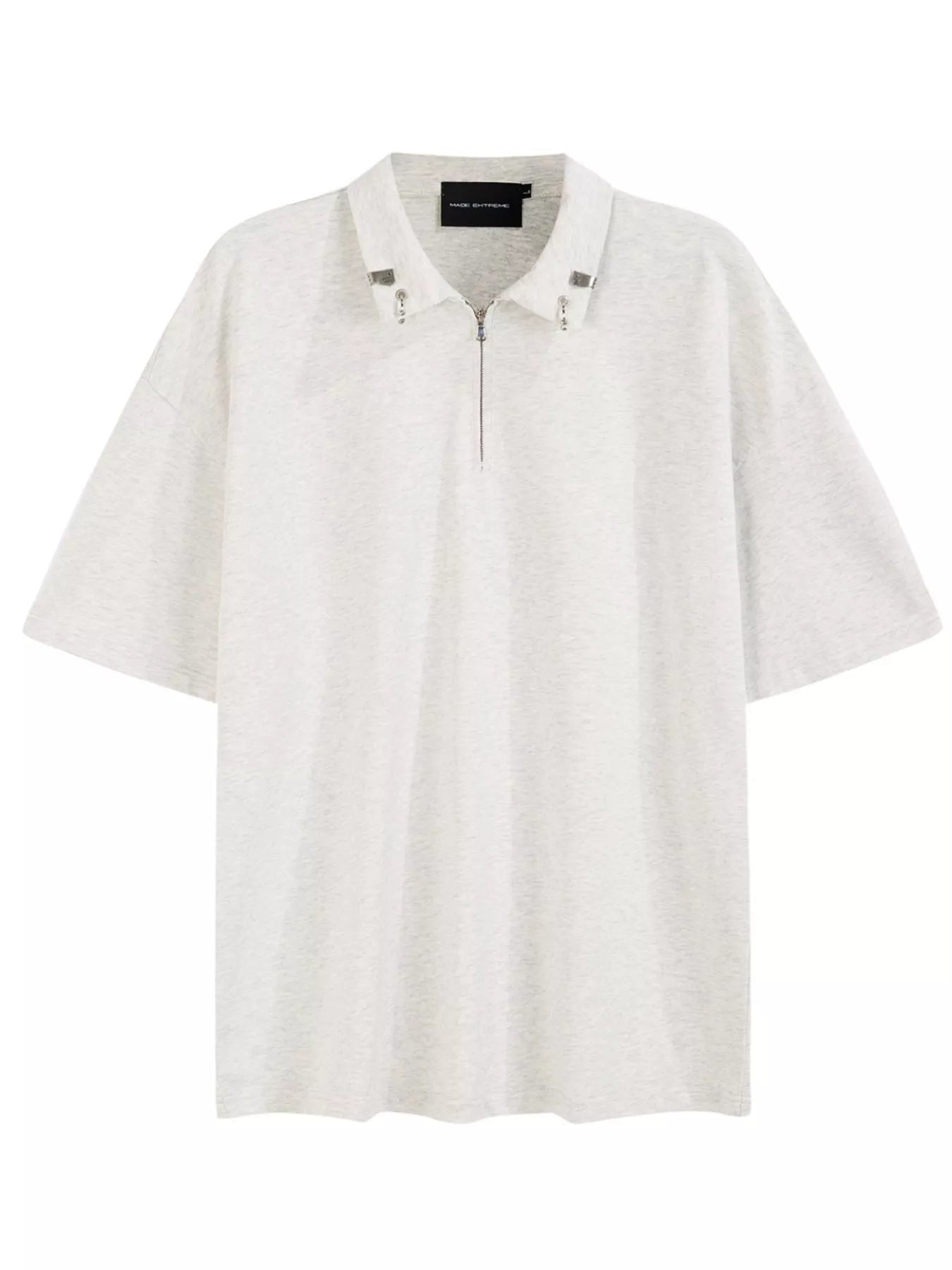 Men's Quarter Zip Short Sleeve Polo - Farnelli