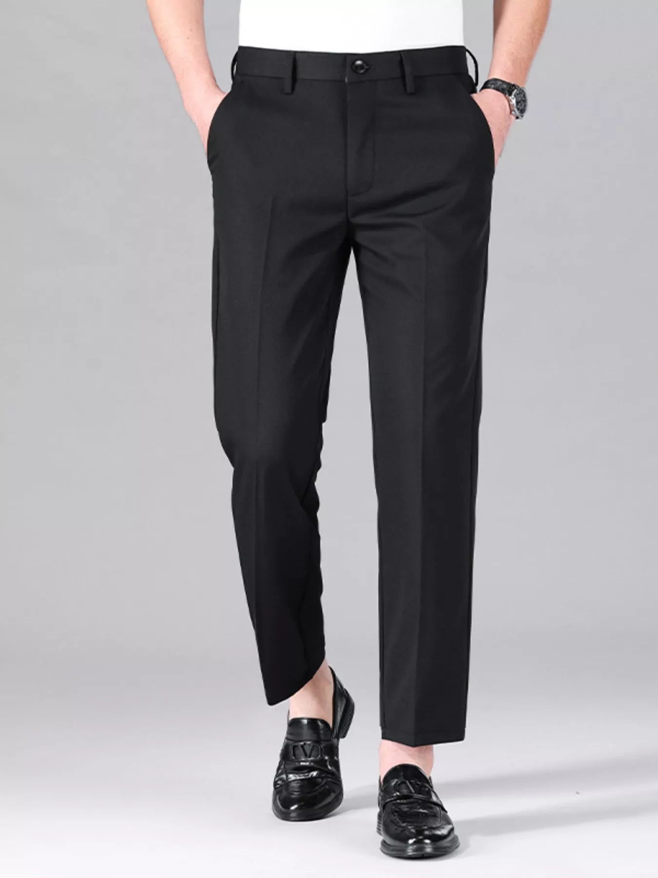 Men's Slim Fit Business Casual Pants - Farnelli