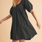 Aemi + Co Square Neck Babydoll Dress with Pockets - Farnelli