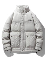 Men's Plus Size Urban Style Padded Coat - Farnelli