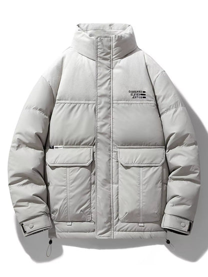 Men's Plus Size Urban Style Padded Coat - Farnelli