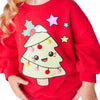 Children's Christmas Tree Graphic Sweatshirt - Red