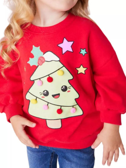 Children's Christmas Tree Graphic Sweatshirt - Farnelli