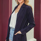 Kori America Open Front Long Sleeve Blazer - Farnelli