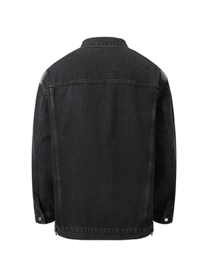 Men's Button Up Long Sleeve Denim Jacket - Farnelli