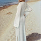 Slit Plunge Flare Sleeve Cover-Up Dress - Farnelli
