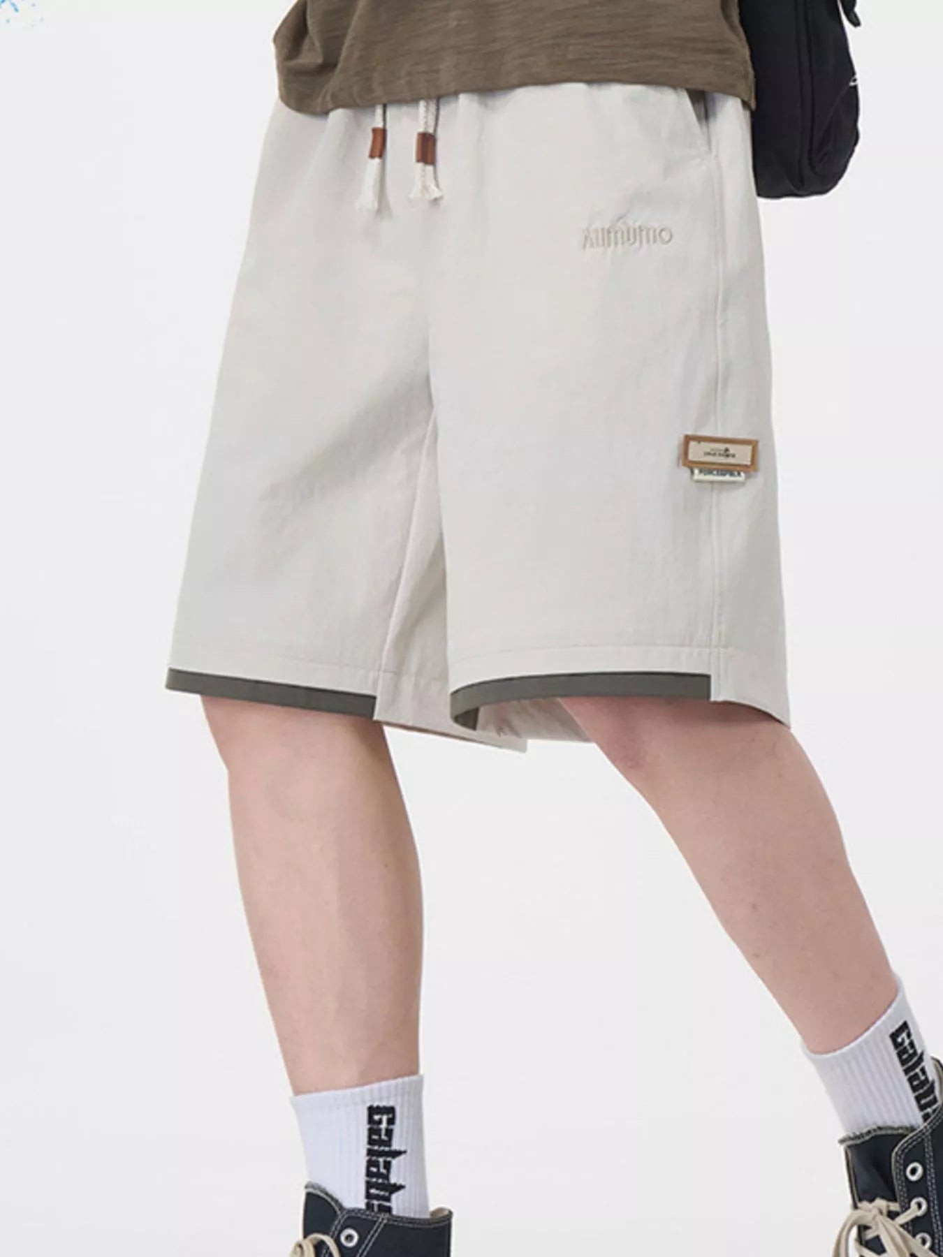 Men's Plus Size Drawstring Loose Fit Shorts - Farnelli