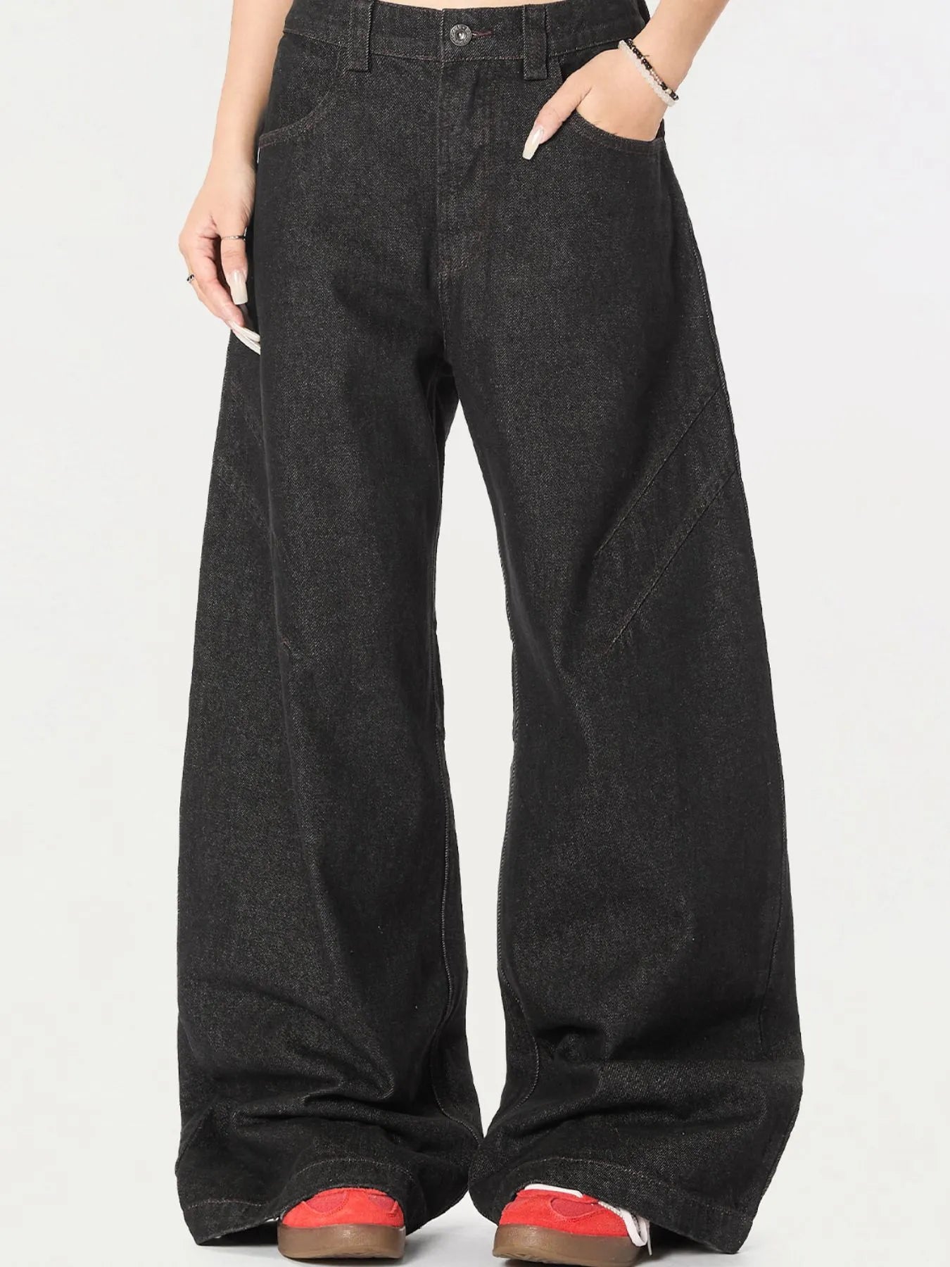 Men's Wide Leg Jeans - Farnelli