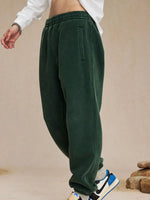 Men's Casual Elastic Waist Cotton Sweatpants - Farnelli