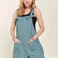 ADORA Knotted Wide Strap Wide Leg Overalls - Farnelli