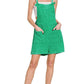 Zenana Woven Double Gauze Acid Washed Romper - Farnelli