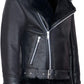 Men’s Retro RAF B3 Pilot Real Sheepskin Shearling Biker Leather Jacket