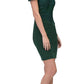 CLEARANCE - Eureka 7200 Off-the-Shoulder Short Party Dress Appliqued Bodice (XS + XL)