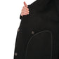 Boston Genuine Silver Fox Cashmere Blend Double-Face Coat in Graphite