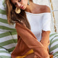 BiBi Color Block Geometric Sweater - Farnelli