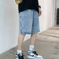 Men's Casual Loose Fit Denim Shorts - Farnelli