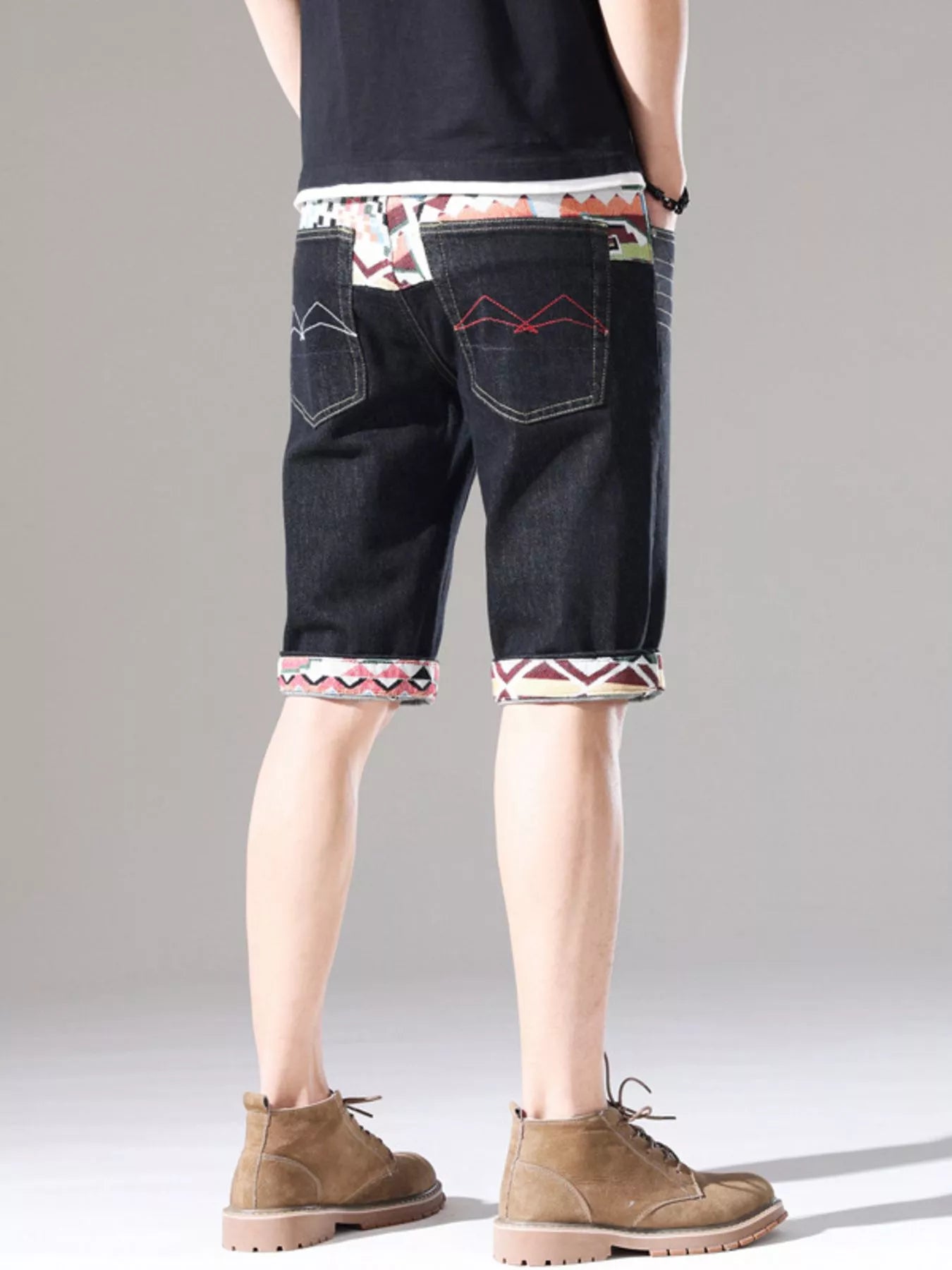 Men's Slim Fit Denim Shorts - Farnelli