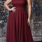 Cinderella Divine 7258 Off The Shoulder Long Gown