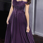 Cinderella Divine 7258W Off The Shoulder Long  Gown