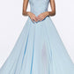 Cinderella Divine 7258W Off The Shoulder Long  Gown