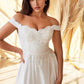 Cinderella Divine 7258W Off The Shoulder Long  Gown