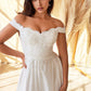 Lacelet Off The Shoulder Bridal Gown - Farnelli